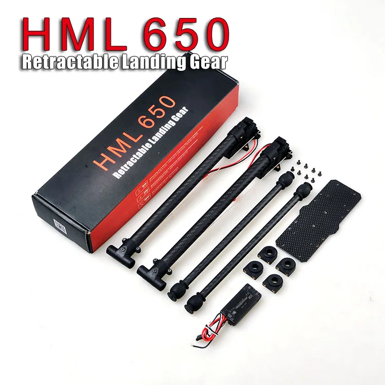 

HML 650 Carbon Quick Install Retractable Folding Landing Gear Skid Tripod DIY Tarot 650 680PRO HMF S550 FPV Drone FPV
