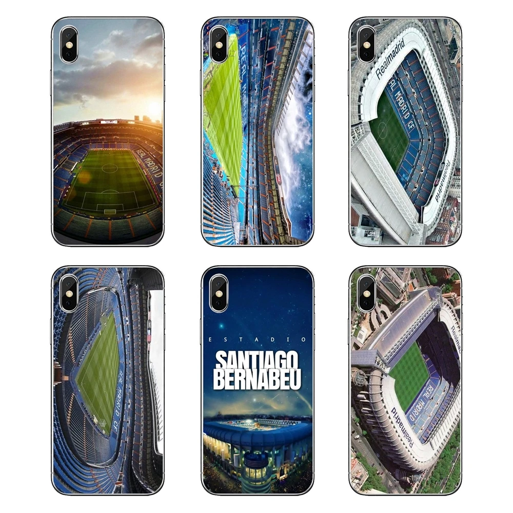 Силиконовый чехол для Samsung Galaxy A5 A6 A7 A8 A9 J4 J5 J7 J8 2017 2018 Plus Prime Rio Bernabeu Football Soccer Estadio |