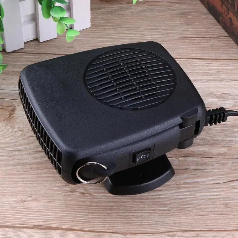 

Car Heater 12V Car Heating Fan Electric Cold Warming Fan Heated on Dashboard Defroster Demister Winter Summer Electric Heater