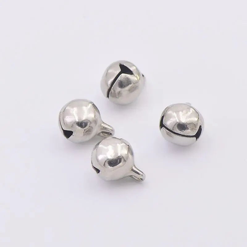 Lot Dolphinl Brass Jingle Metal Bell Pendant Charms Chain straps