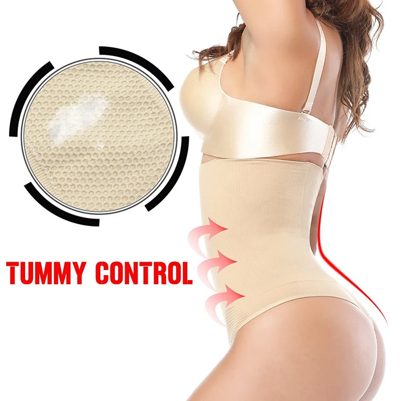 shapewear shorts New Women High Waist Body Shaper Panties Seamless Tummy Belly Control Waist Slim Pants Shapewear Girdle Underwear Waist Trainer low back shapewear