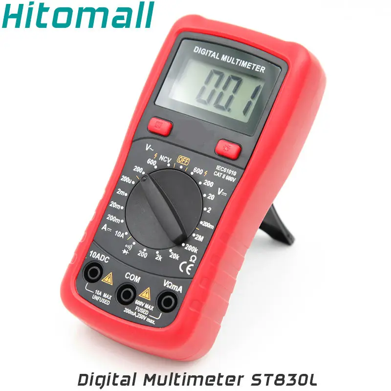 Student Teaching USE Manual Range 2000 Counts 10A 600V Resistance Simple Cheap Digital