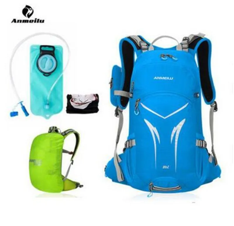 

ANMEILU 2L Water Bladder Bag 20L Cycling Backpack MTB Road Men Women Bike Climbing Camping Hydration Camelback Accessories