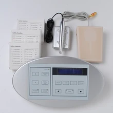 Татуировки Наборы цифровой Перманентный Макияж бровей губ машина+ 30 Вышивка Крестом Иглы+ ЖК-дисплей Мощность питания+ footpedal