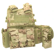 4 цвета Airsoft Жилет Tactical воды сумка сумке Молл Системы Охота Стрельба жилет Для мужчин