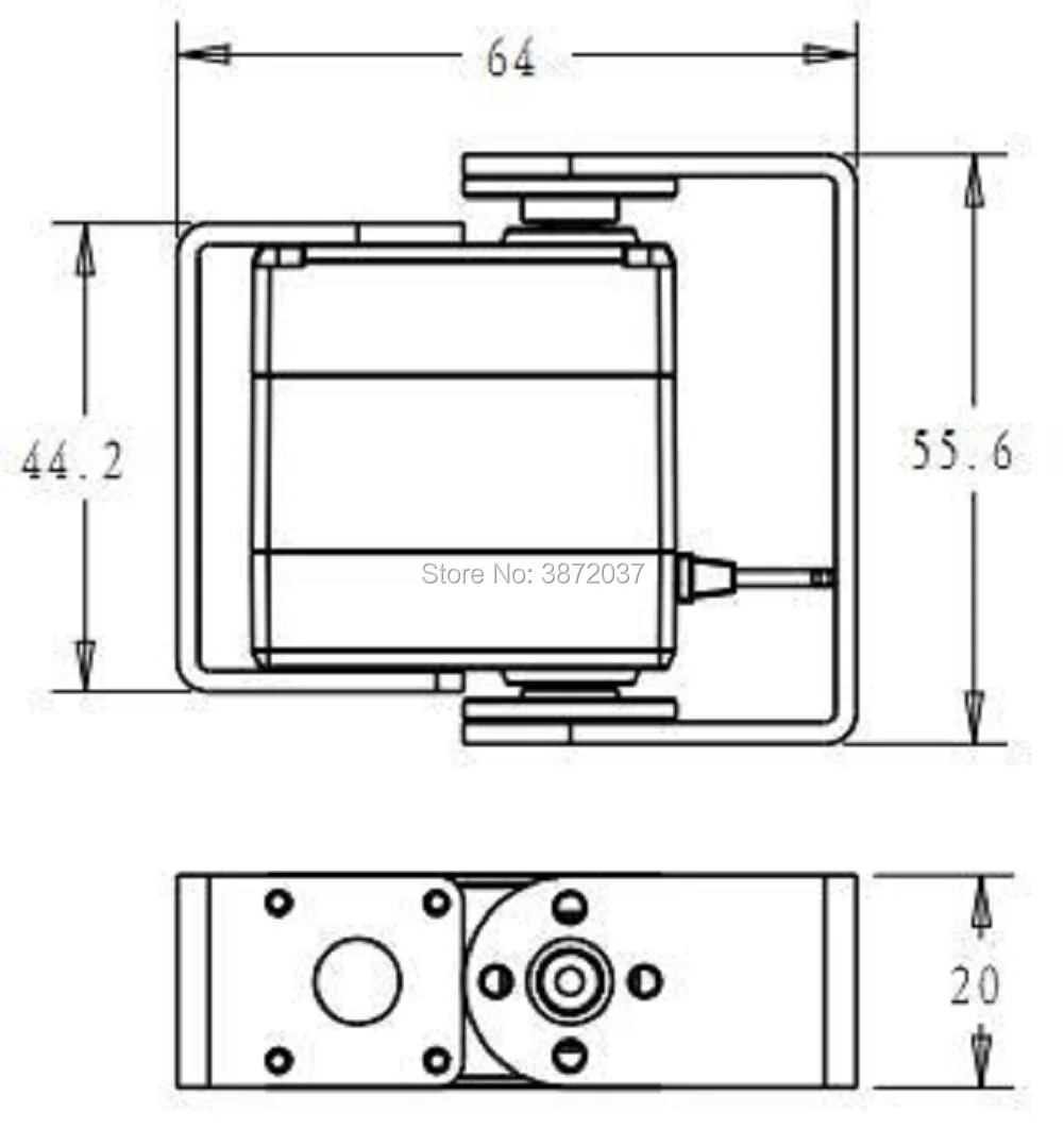 FZ2126-01-270 degree digital servo motor-2