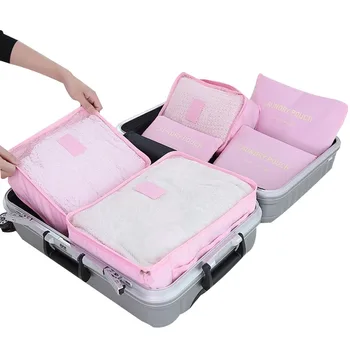 

Portable High Quality Oxford Cloth Travel Mesh Bag Luggage Organizer Packing Cube Organiser Travel Bags Portable Travel Bags