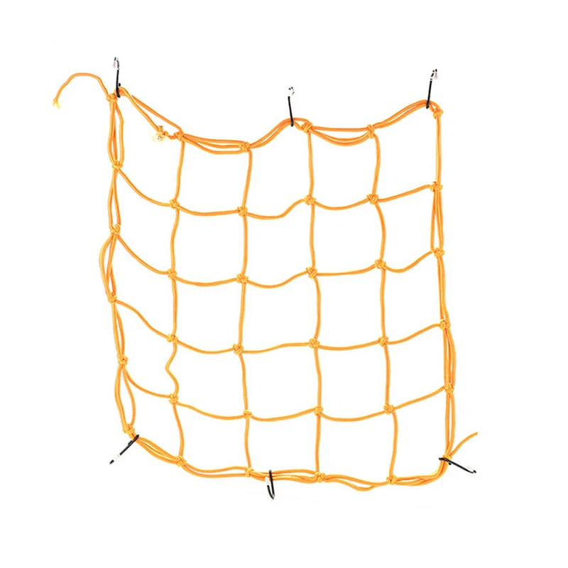

Bungee Cord Cargo Net Motorcycle Helmet Mesh Storage Tie Down 6 Hooks
