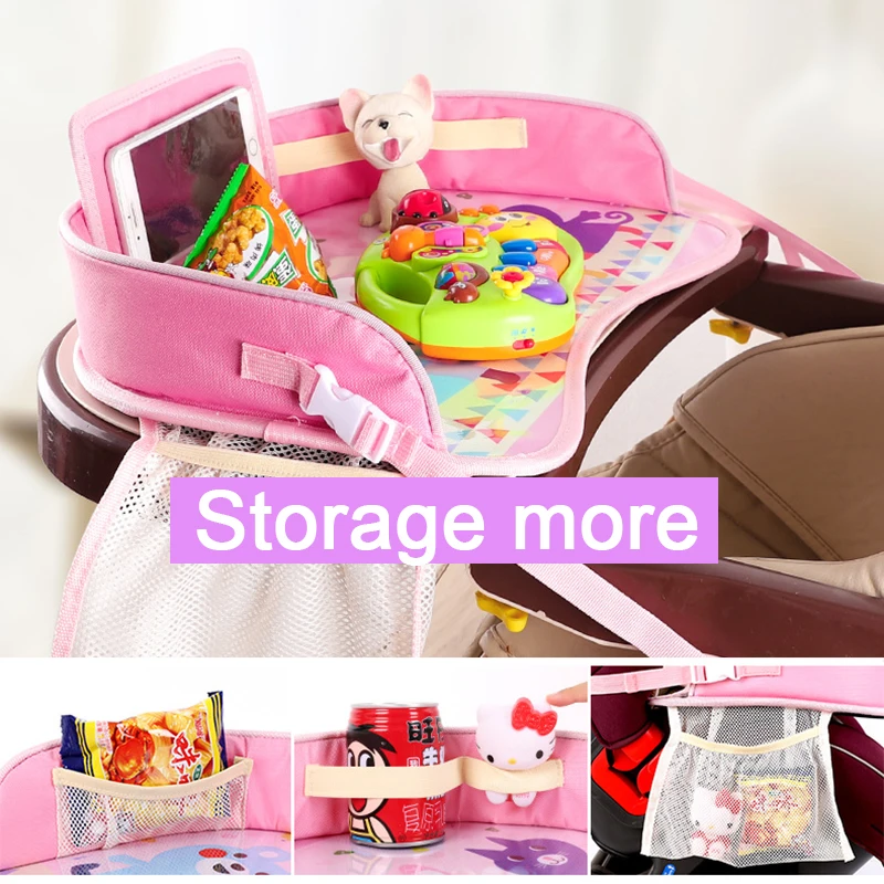 Mutifunctional Baby Cartoon Car Seat Tray Waterproof Stroller Holder Kids Toy Food Water Holder Portable Car Seat Table Desk Mutifunctional Baby Cartoon Car Seat Tray Waterproof Stroller Holder Kids Toy Food Water Holder Portable Car Seat Table Desk