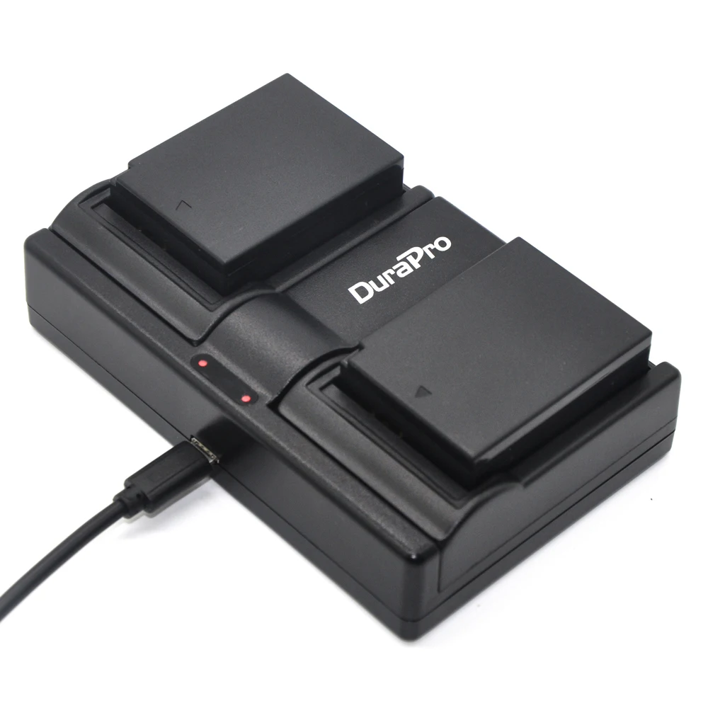 

DuraPro 2 Pcs LP-E10 LP E10 LPE10 Rechargeable Camera Battery + USB Dual Charger For Canon 1100D 1200D Kiss X50 X70 Rebel T3 T5