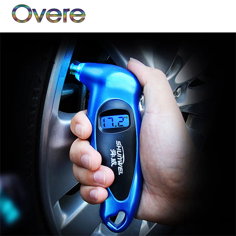 Overe 1PC Auto Car Digital tire pressure gauge Display For ...