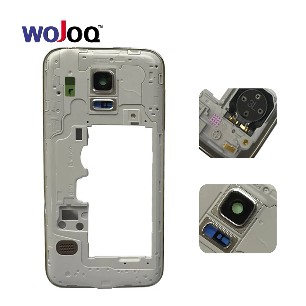 

Original New Housing Case For Samsung S5 Mini Compact G800 Middle frame bezel Chassis Replacement Parts Repair