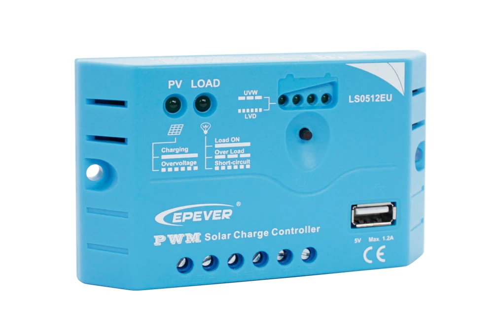 12V зарядное устройство для работы солнечной батареи pwm epever EP LandStar series LS0512E 5A новое