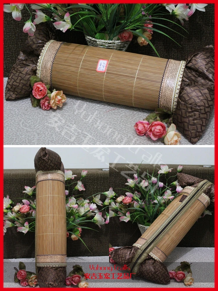 Bamboo Cool Neck Pillow Filled By Bamboo Leavesin Body Pillows from