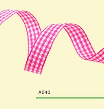 3 8 Inch 9 mm or 10 mm tartan plaid gingham ribbon