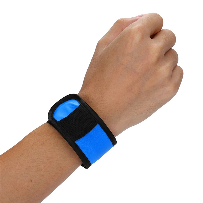 4Pcs Armbands Night Reflective Wristband LED Wristband Safety Reflector Bracelet Luminous Band For Running Cycling #4DC19 (5)