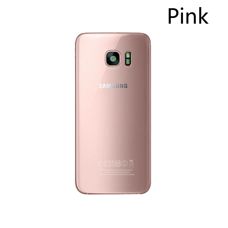 5,1 дюймов,, для SAMSUNG Galaxy S7, плоская, G930, G930F, батарея, задняя крышка, стекло, корпус, замена с камерой, стеклянный объектив 5,0