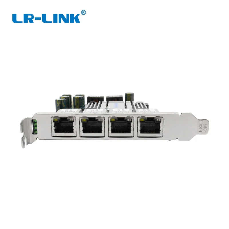 LR-Link 9724HT-POE POE+ гигабитный Ethernet устройство захвата изображений Quad порт PCI Express RJ45 Карта видеозахвата Intel I350 Nic