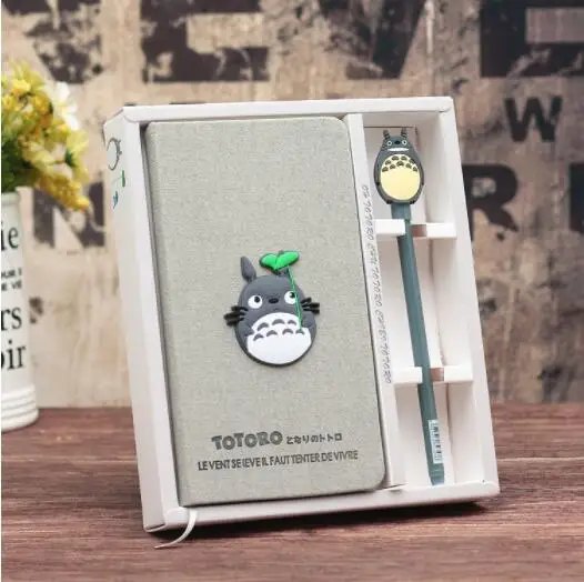 А5 А6 мультфильм японский мой сосед блокнот totoro журналы для планирования путешествия тетрадь студентов выпускной и день рождения подарочный набор - Цвет: C