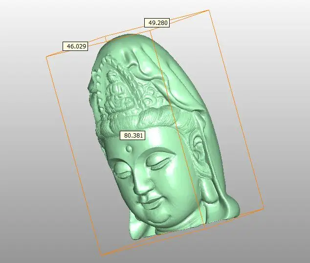 В форме головы Будды 3D модель stl формата для фрезерный станок с ЧПУ сброса 4 оси