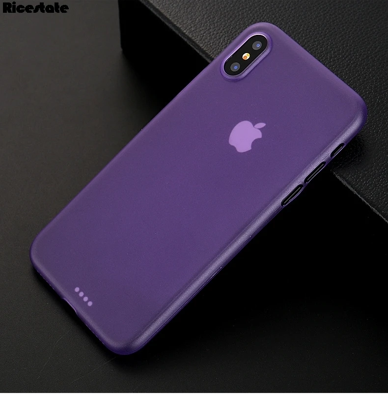 Для iphone X XS Xs MAX XR 0,3 мм Ультратонкий матовый пластиковый чехол-накладка для iphone 11 Pro Xr Xs Max 6 6s 7 8 Plus Модный чехол