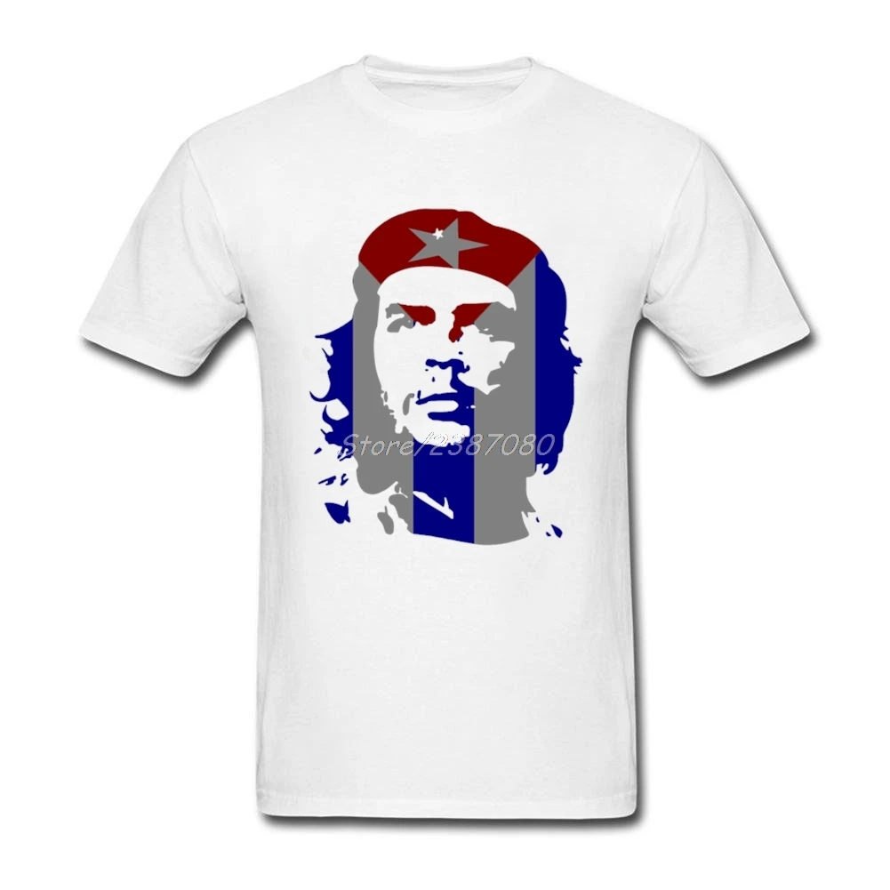 Хлопковая футболка Che Guevara на заказ с коротким рукавом и флагом брендовая одежда