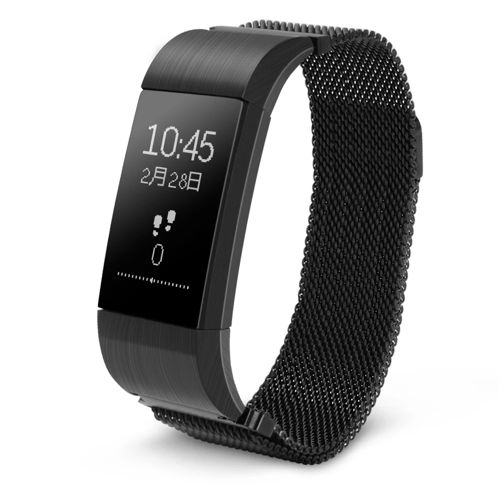 2017 Intelligent Bracelet Blood Pressure Heart Rate Band Wristband with Sleep Monitor Call SMS Reminder for