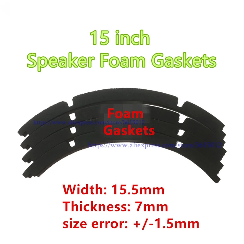 20 Sets /lot Replace To WOOFER 15 Inch 15.5mm/7mm Bass Speaker Foam Gaskets | Электроника