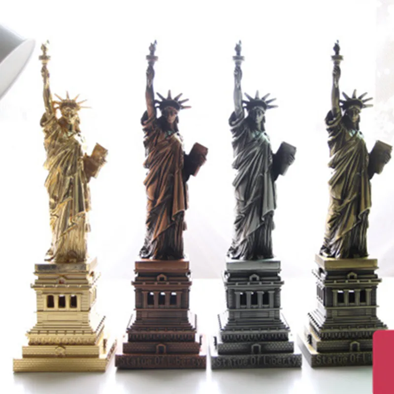Памятники США Статуя Свободы бюст свободы светящаяся статуя Мира украшение дома Металл искусство и ремесло подарок L1694