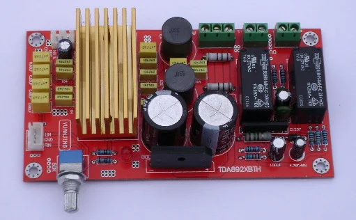 AC20V 2*100W Class D TDA8920 + HSOP24 Digital audio amplifier board with C1237 BTL speaker protection | Электроника