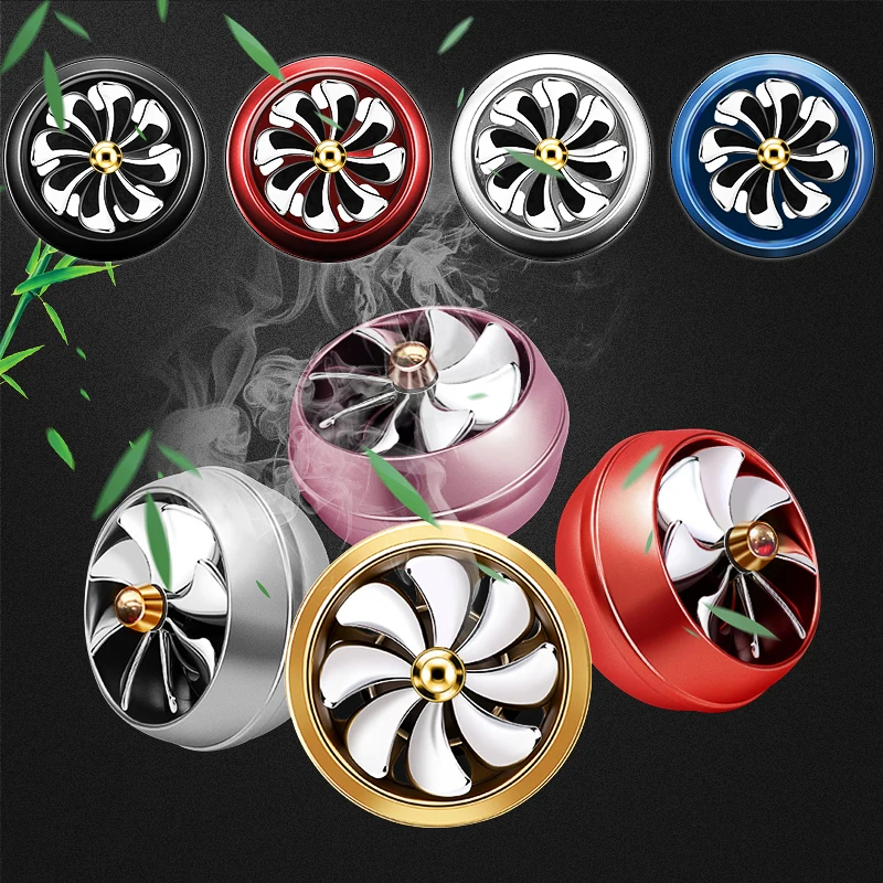 Car Air Freshener LED Lights Auto Fragrance Perfume Universal Fragance Clip fresh aromatherapy fragrance alloy accessories | Автомобили и