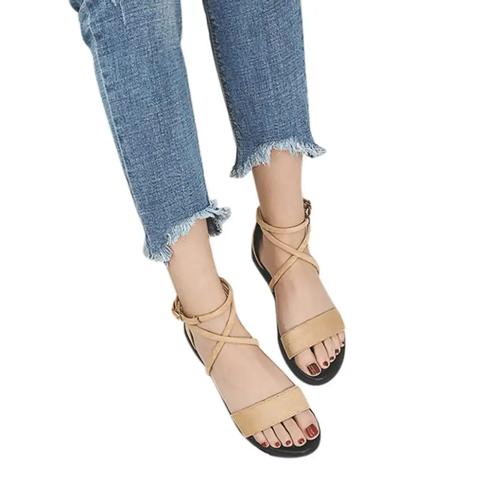 peep toe ankle strap sandals