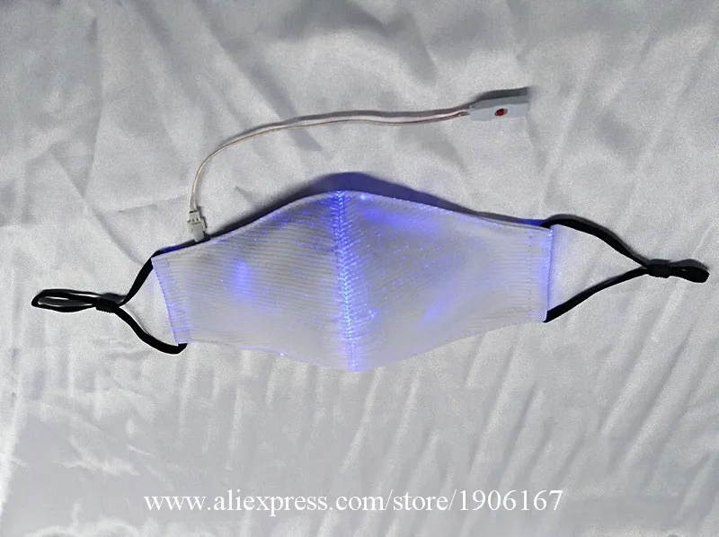 Led fiber optic masks, light-emitting masks, luminous bar riding masks, electric syllables, music festival masks10