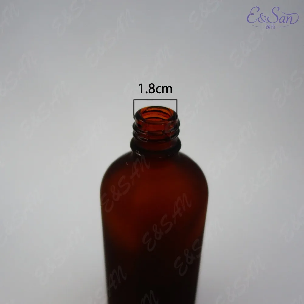 VP08M-100ML большой коричневый цвет круглый глазурь духи-спрей флакон стеклянная бутылка масла 100 шт./лот