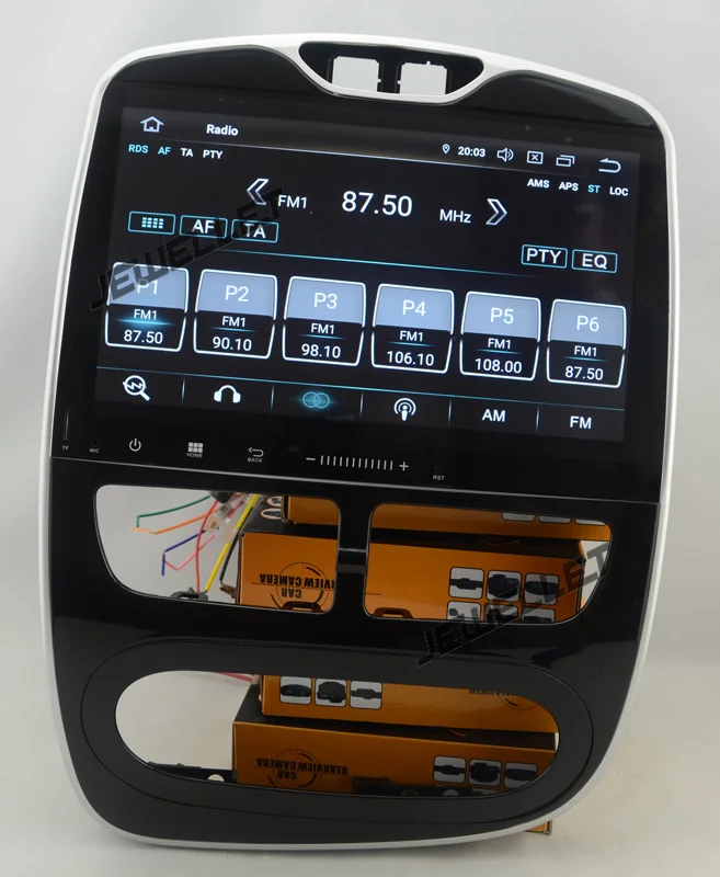 Discount 10.1" Quad core Android 9.0 Car GPS radio Navigation for Renault Clio Lutecia 2013-2017 with 4G/Wifi DVR OBD mirror link 6