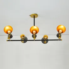 Modern Designer Led Chandeliers Living Room Bedroom Decor Lamp White Black Iron Lights Fixtures Home Lighting