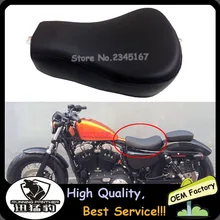 Одна деталь спереди кожа драйвер Solo подушки сиденья для Harley Sportster XL1200 48 72 883 2012- 2013