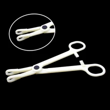 Одноразовые Инструменты для пирсинга татуировки Предварительно стерилизованные прорезные губки пластиковые щипцы