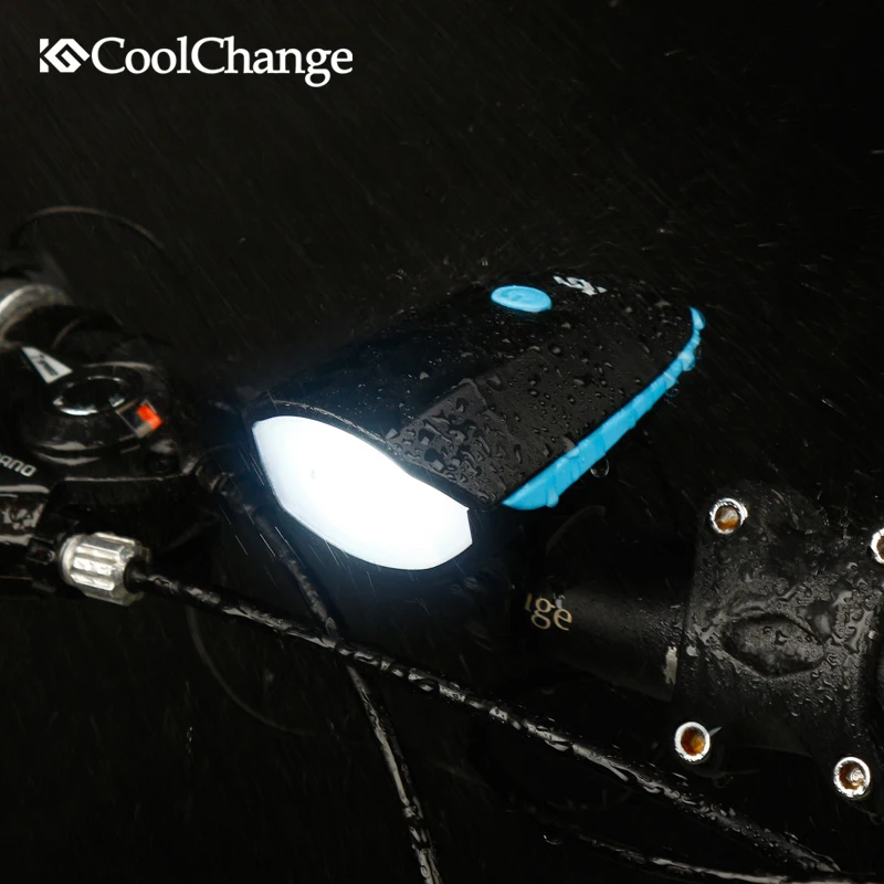 CoolChange Электрический велосипед колокол зарядка через USB 140 дБ непромокаемые Рог