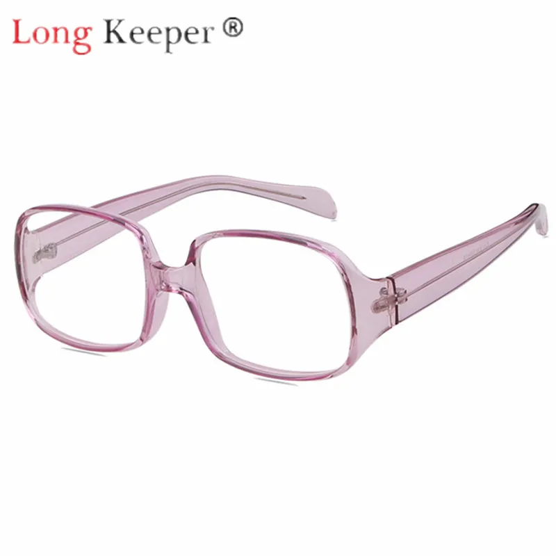 Long Keeper Eyeglasses Women Men Eyewear Square Frame Eye Glasses