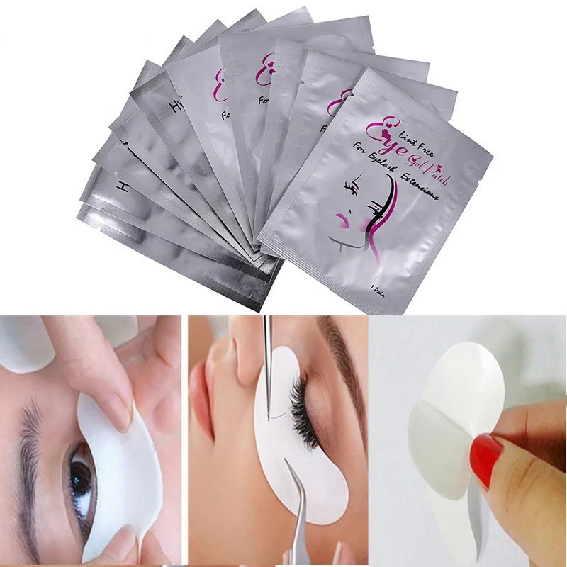 20 Pcs Eyelashes Extension Patches Eye Lashes Wraps Tips Under Pads Lash Patch Lint free Makeup