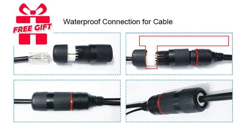 Techage Yoosee APP P2P 1080P Wi-Fi 2MP SD карта Запись Беспроводная охранная Камера видеонаблюдения Аудио Звук наружная камера ночного видения