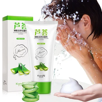 

Aloe Moisturizer Cleanser Bubble Moisturizing Mud Facial Cleansing Rich Foaming Anti Aging Oil Control Face Washing Skin Care