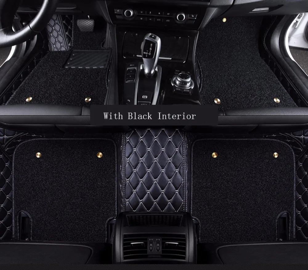 Topmats двойной слой коврики для VOLVO C30 пол ковры автомобиль защиты пользовательские