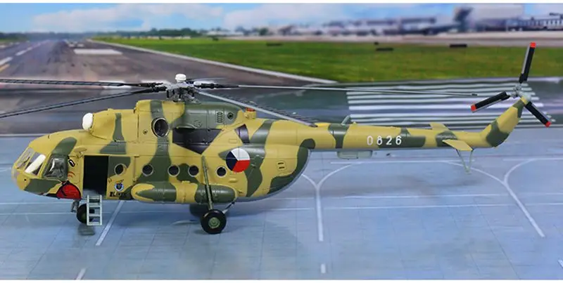 1/72 масштаб предварительно построенный Mi-17 Mi-8M хип-советская транспортная вертолет хобби готовая пластиковая модель самолета