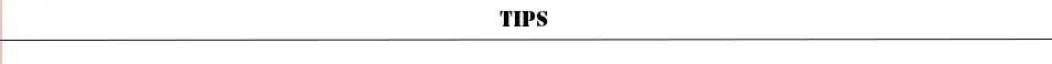 tips