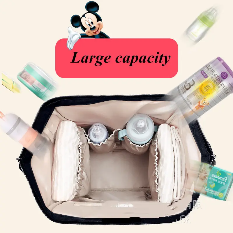 Disney Мумия сумка с usb обогреватель детские пеленки мешок мокрой сумкой для