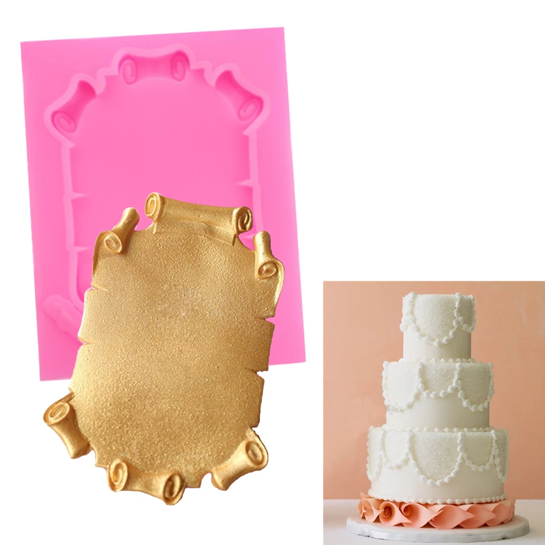 

1PC Irregular Shape Silicone Mold Cake Chocolate Mold Cake Decorating Tools Fondant Sugar Baking Tools
