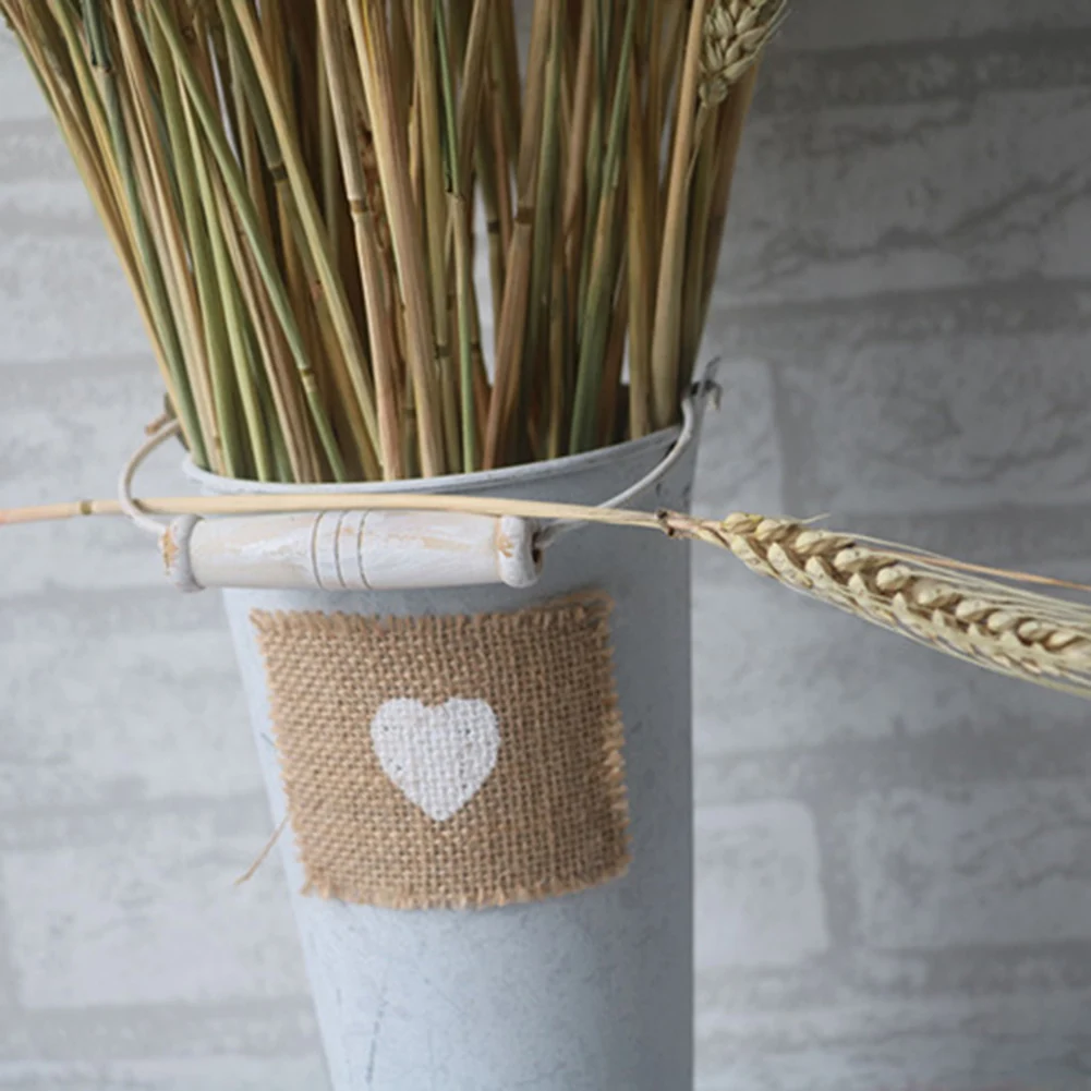 100 unids/lote orejas de trigo artificiales flores secas naturales ramo de grano para la decoración del Partido de la boda DIY artesanía álbum de recortes decoración del hogar