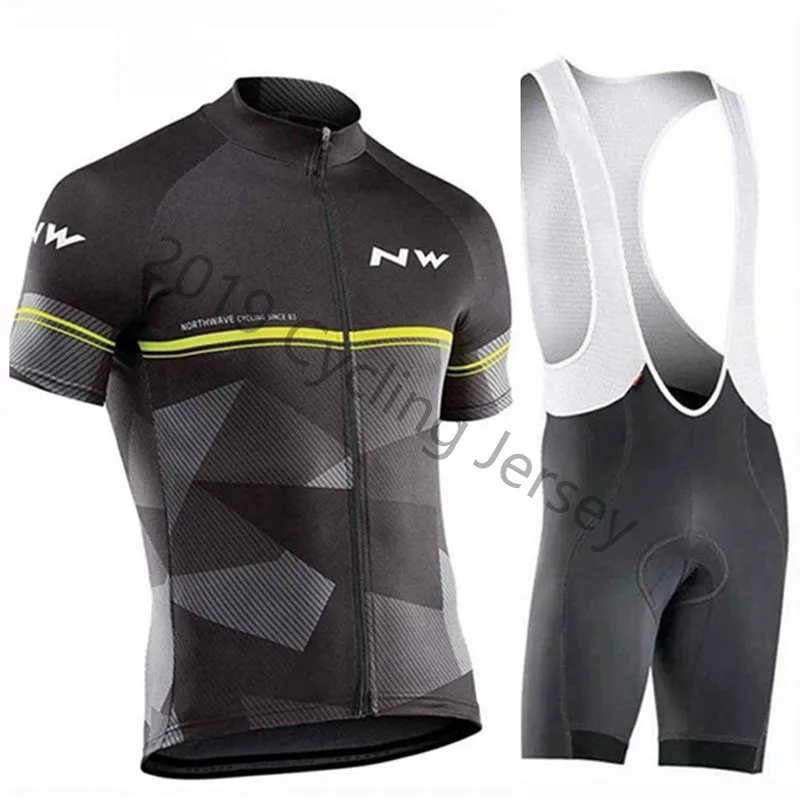 2019 NW برو فريق الدراجات جيرسي تنفس الصيف غطاء دراجة روبا ciclismo هومبر عالية الجودة ملابس للدراجة مريلة السراويل مجموعات